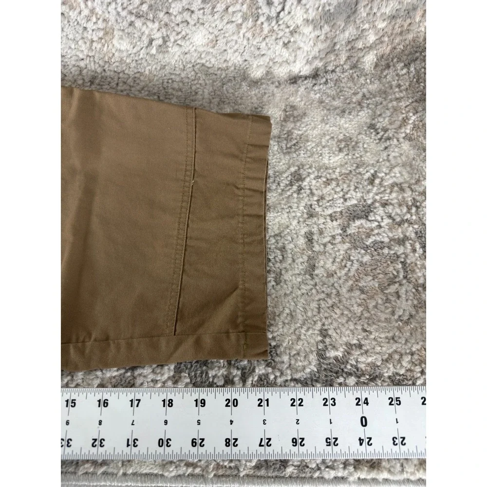 Tru Spec Size 42/30 L Cargo Cropped Capri Pants Brown Button Zip Outdoor‎